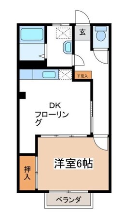 エスポワールエドーIIの物件間取画像